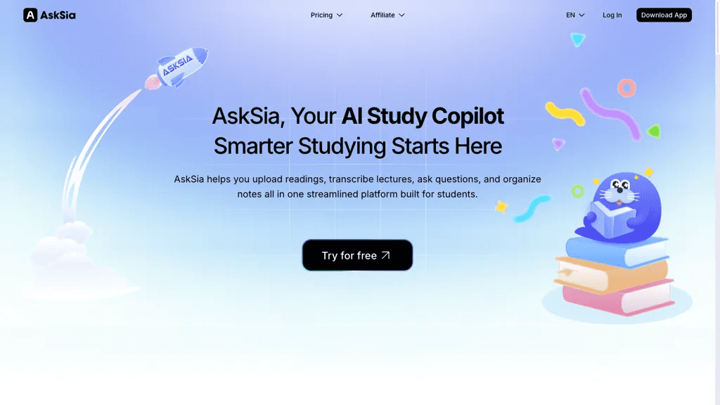 Asksia AI 工具截图