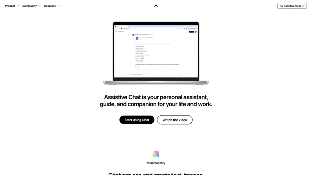 Assistive Chat 工具截图