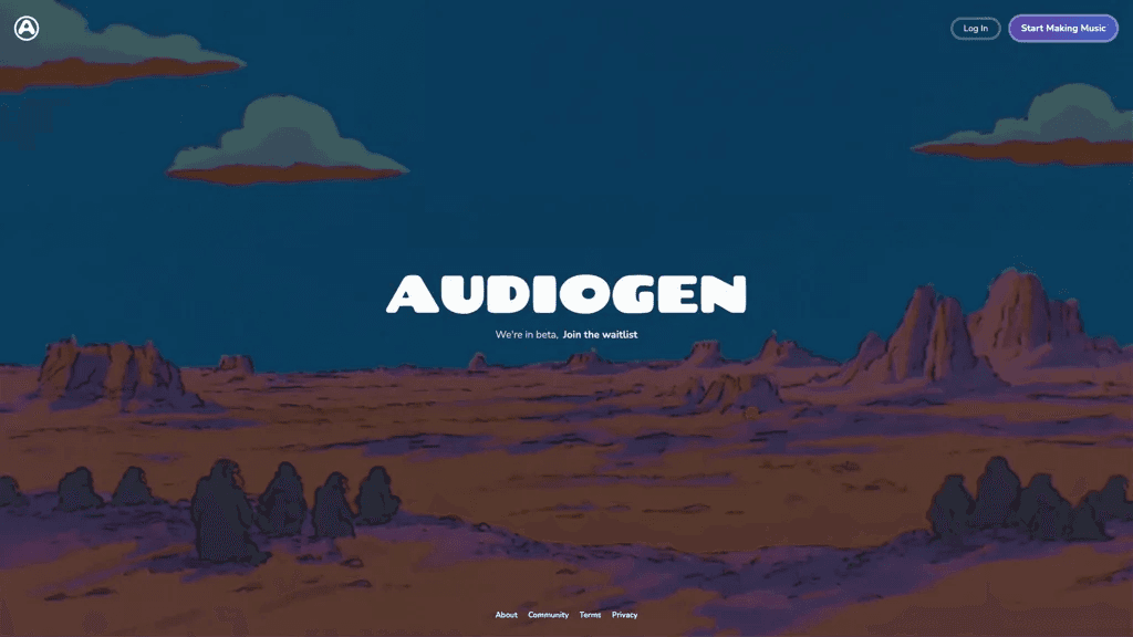 Audiogen 官网截图