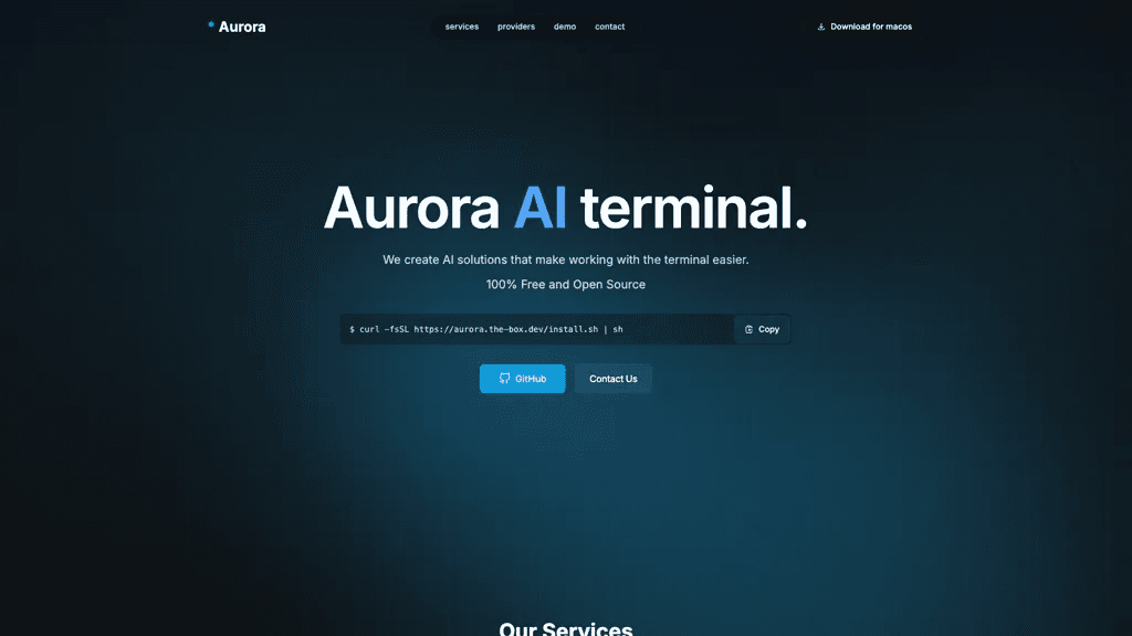 Aurora Terminal Agent 工具截图