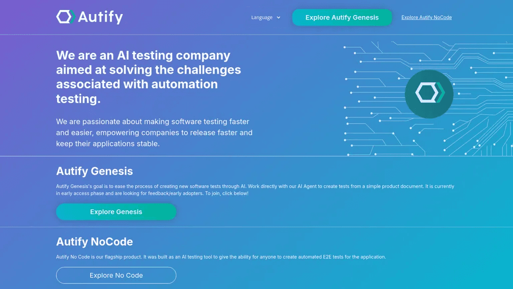 autify.com 工具截图