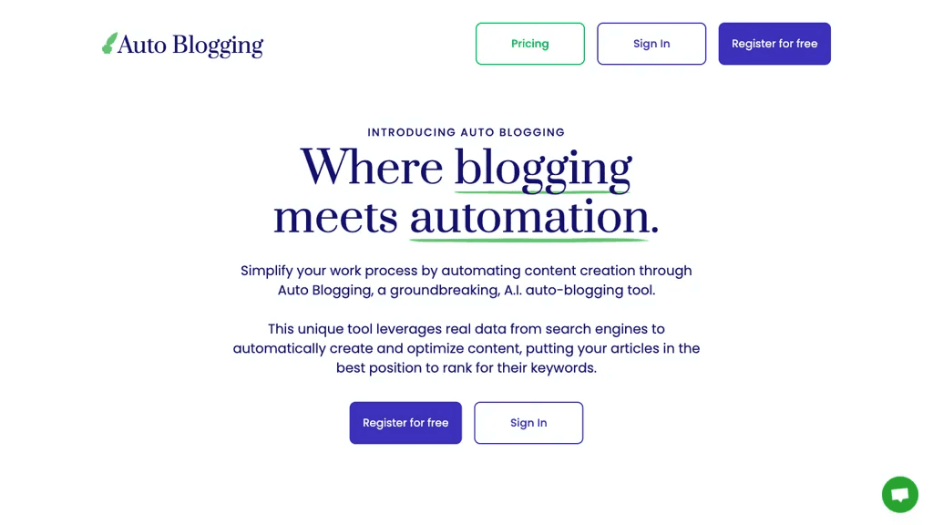 Auto Blogging 工具截图