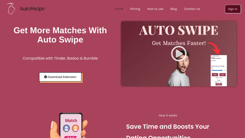 Auto Swipe 官网截图