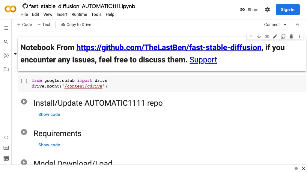 Automatic 1111 工具截图
