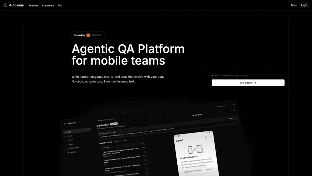 Autosana 工具截图