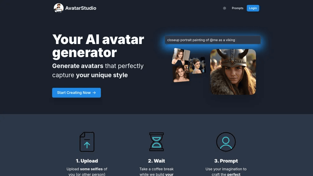 AvatarStudio 官网截图