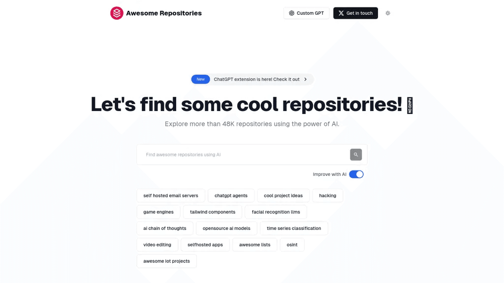 Awesome Repositories 工具截图