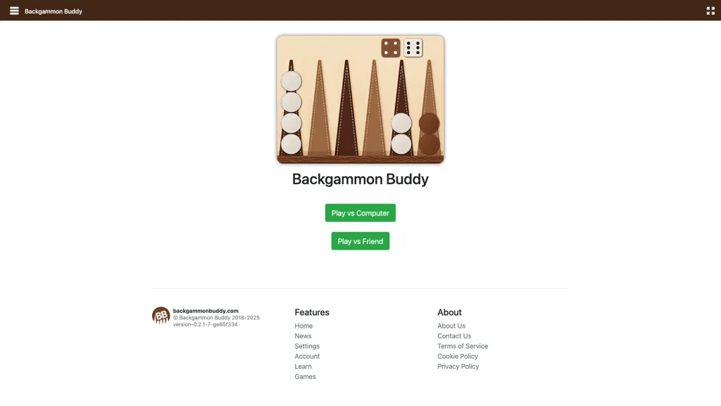 Backgammon Buddy 工具截图