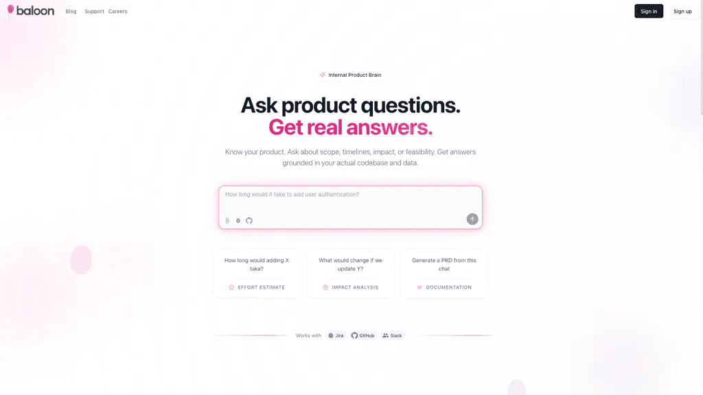 Baloon.dev 工具截图