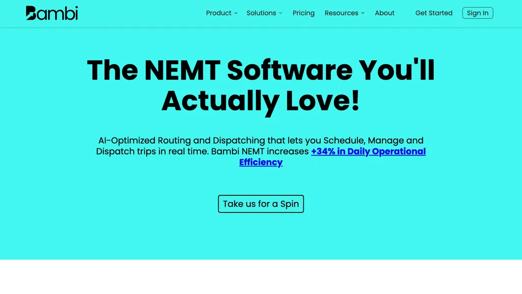 Bambi nemt 官网截图