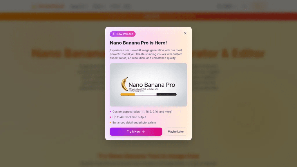 Bananaimg AI 工具截图