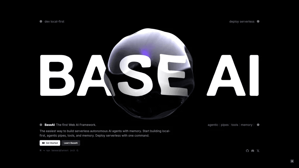 BaseAI 工具截图