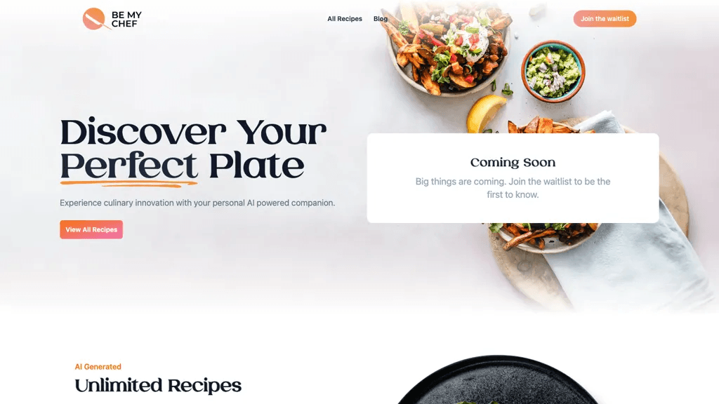 Be My Chef 官网截图