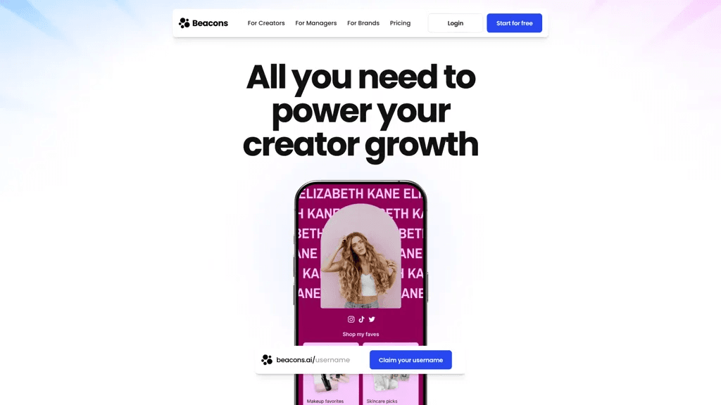 Beacons AI 工具截图