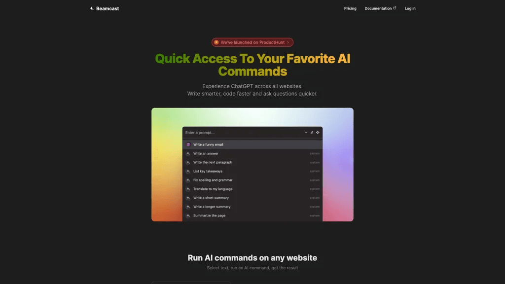 Beamcast 工具截图