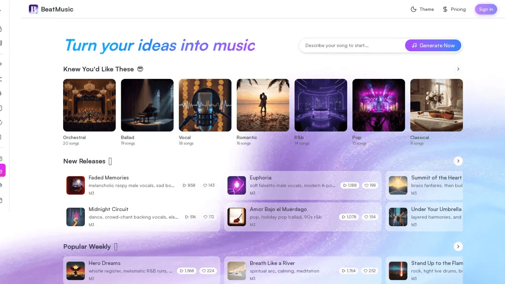 BeatMusic 工具截图