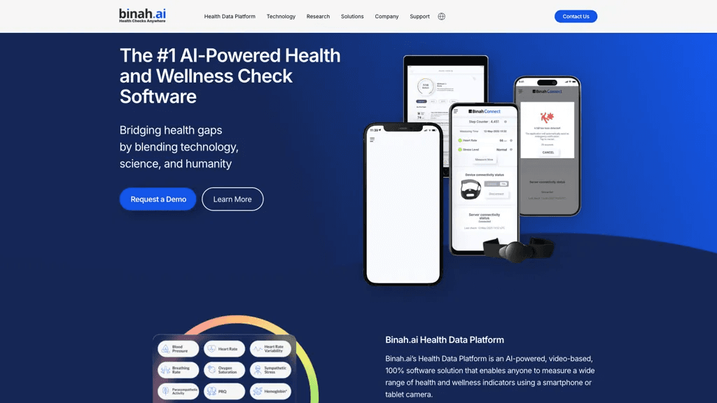 binah.ai 官网截图