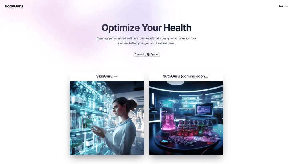 BodyGuru 官网截图