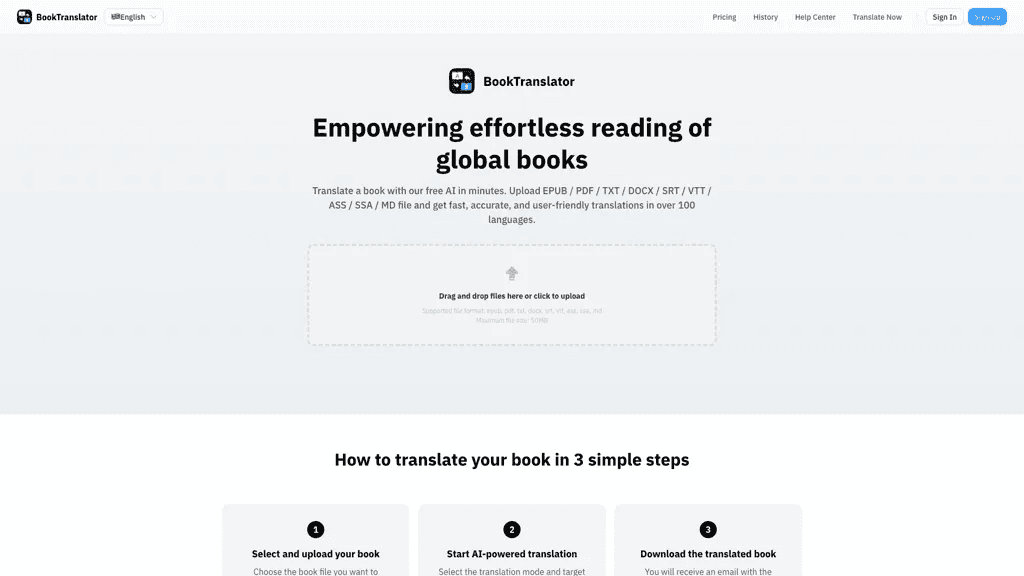 BookTranslator 工具截图