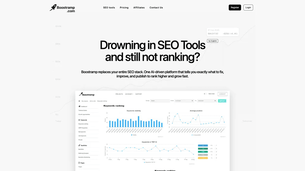 Boostramp 工具截图