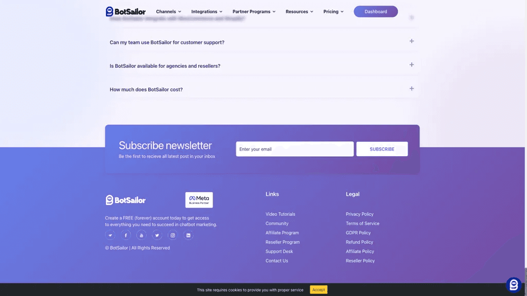 BotSailor 官网截图