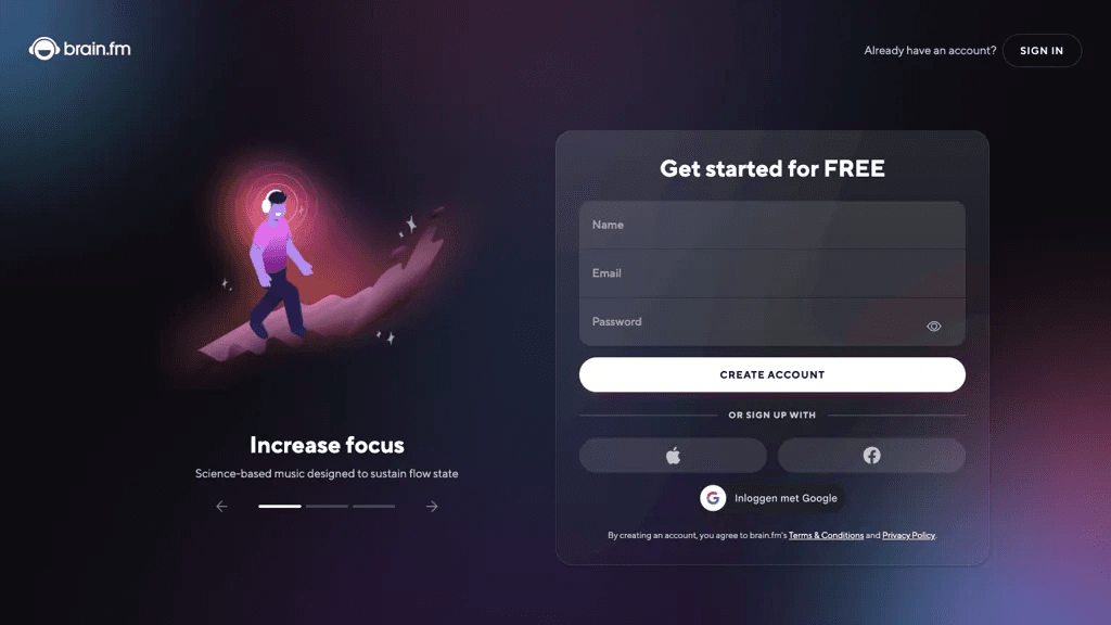 Brain.fm 工具截图