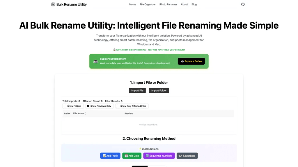 Bulk Rename Utility 官网截图