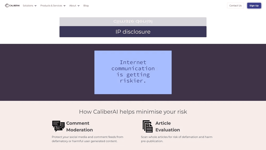 CaliberAI 工具截图