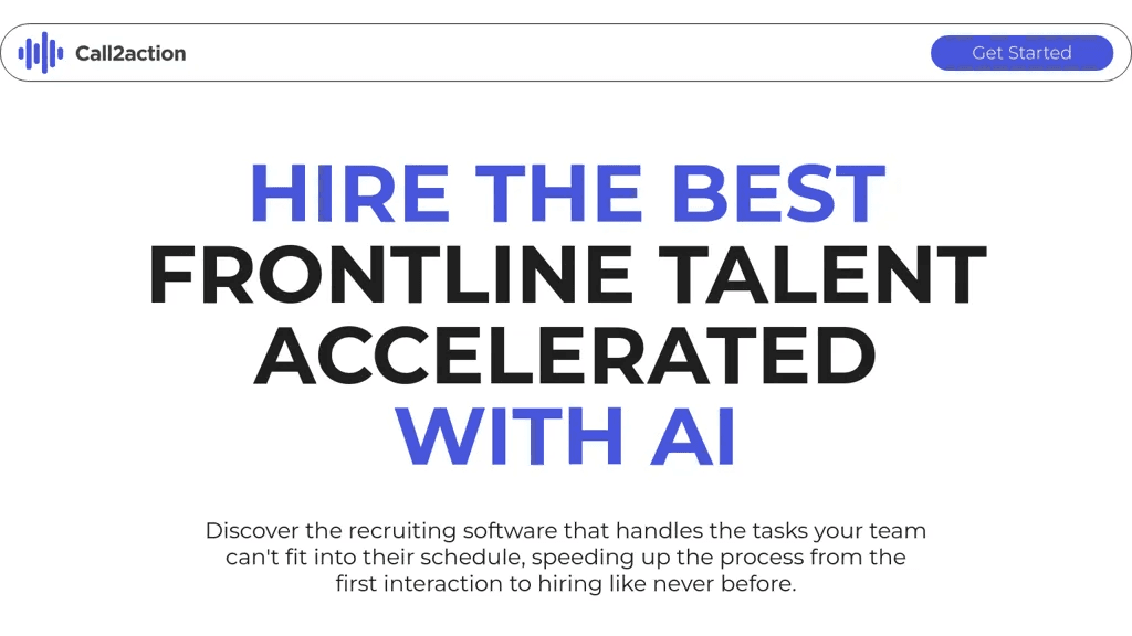 Call2action AI 工具截图