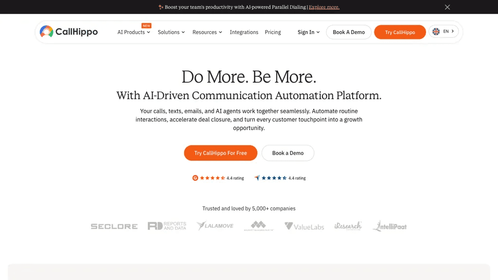 CallHippo 工具截图