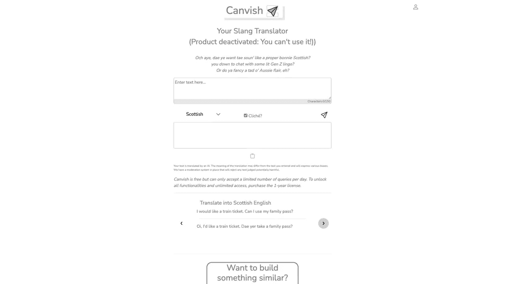 Canvish 官网截图