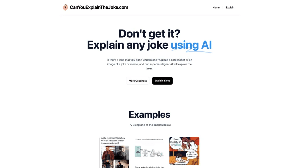 CanYouExplainTheJoke 工具截图
