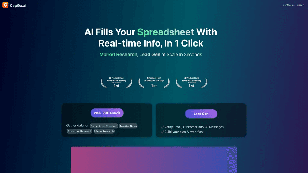 CapGo.AI 工具截图