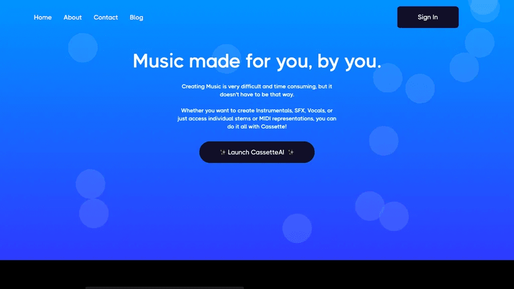 CassetteAI 工具截图