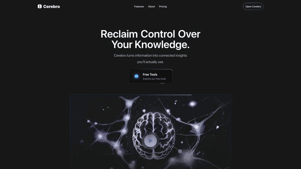 Cerebro 工具截图