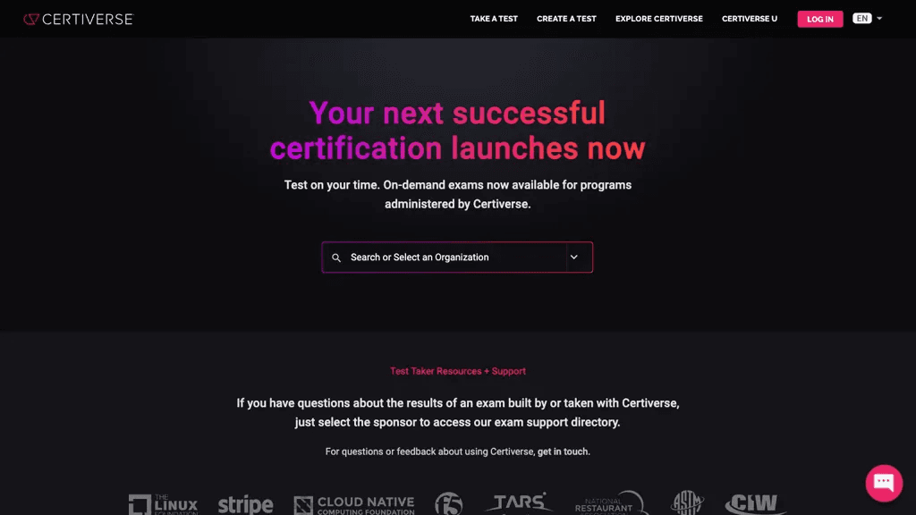 Certiverse 官网截图