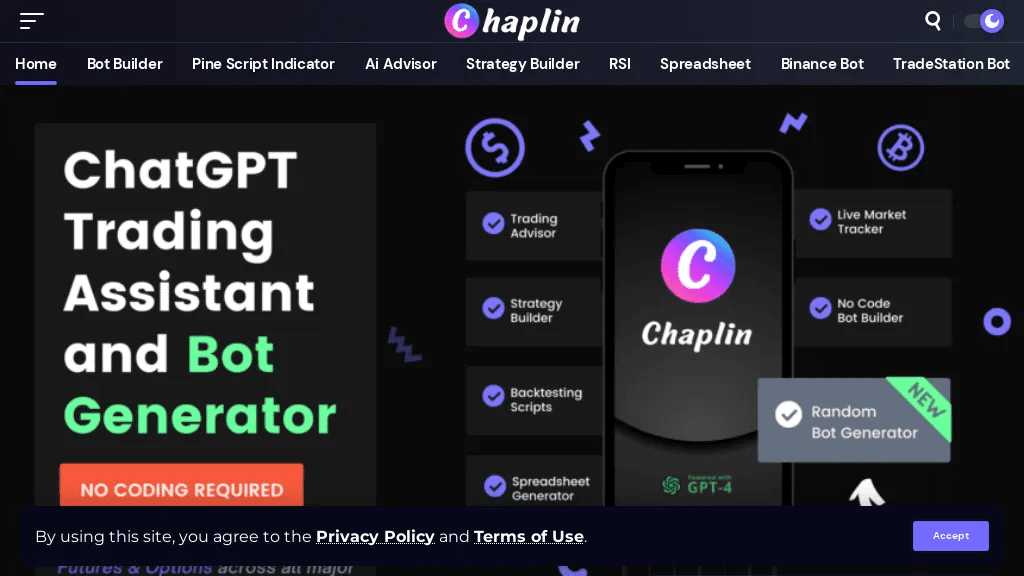 Chaplin 官网截图