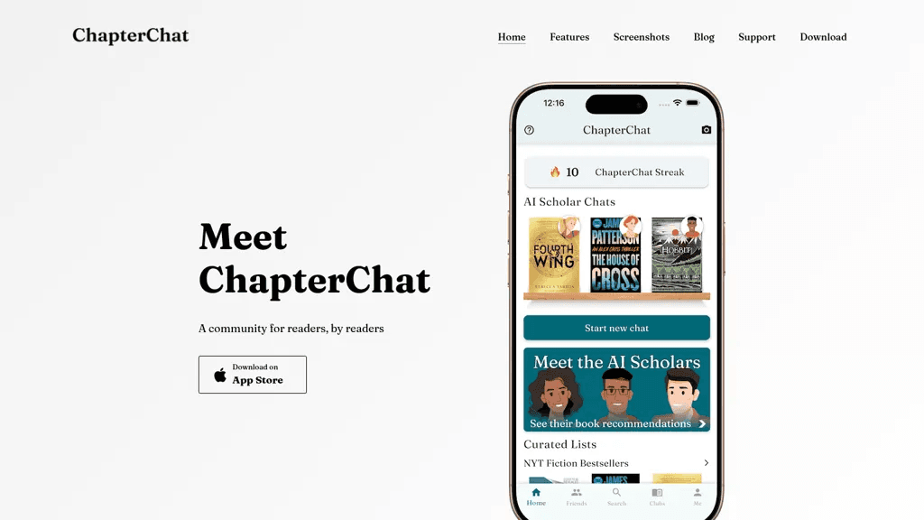 ChapterChat 工具截图