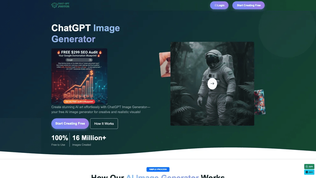 Chat-gpt.photos 官网截图