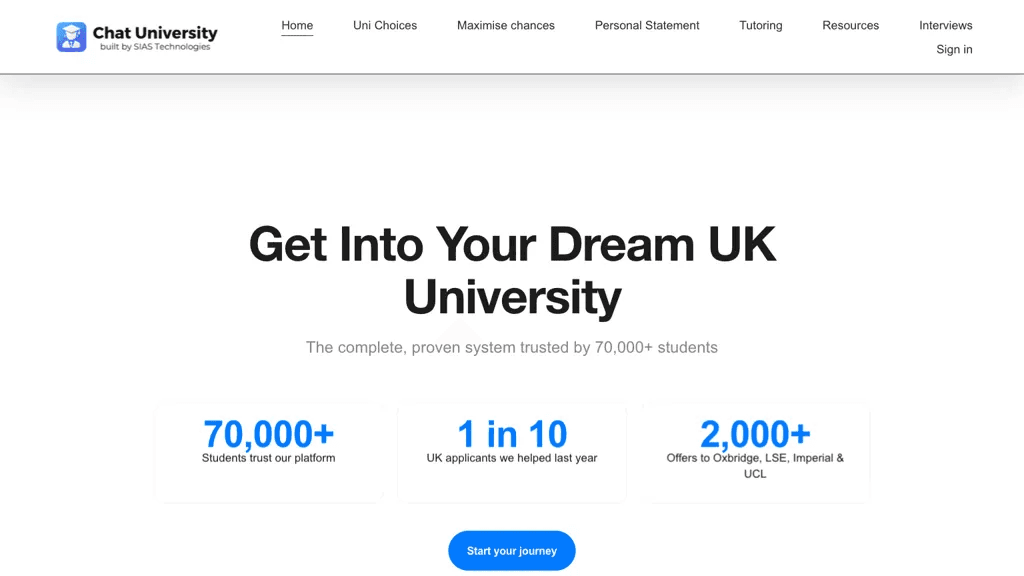 Chat University v1 工具截图