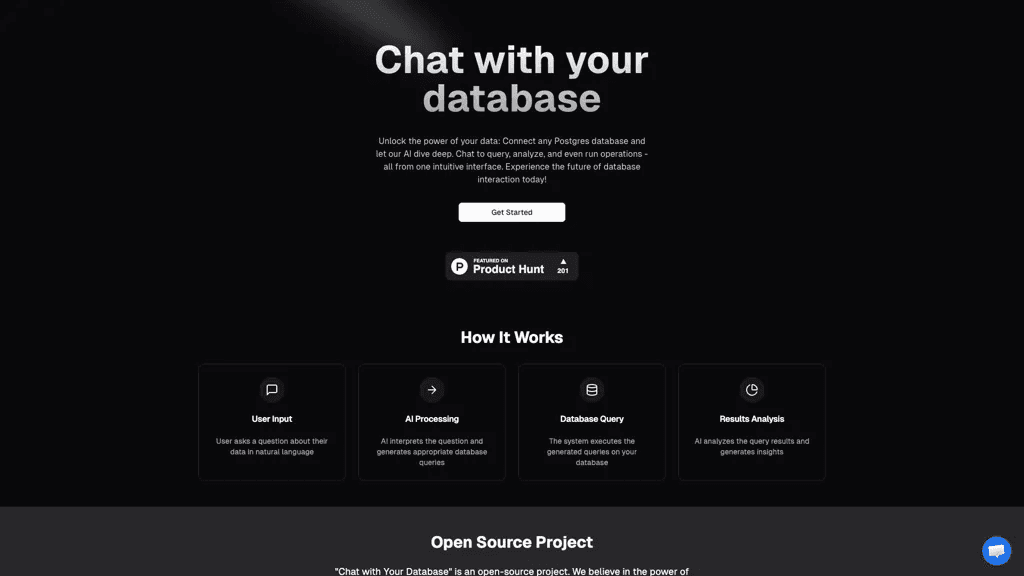 Chat With Your Database 工具截图