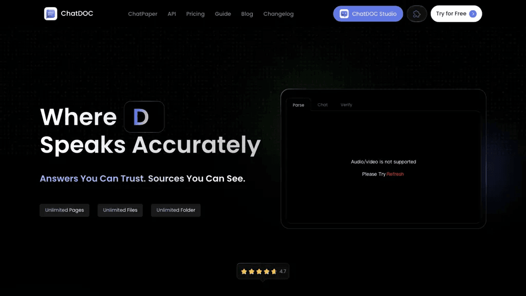 Chatdoc 工具截图