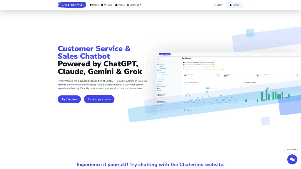 chaterimo.com 官网截图