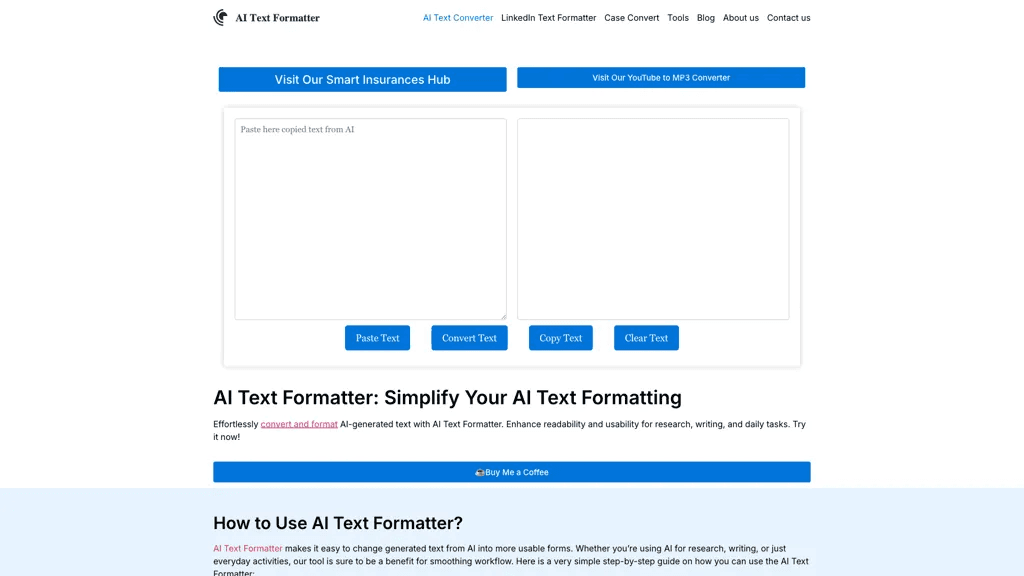 ChatGPT Text Formatter 工具截图