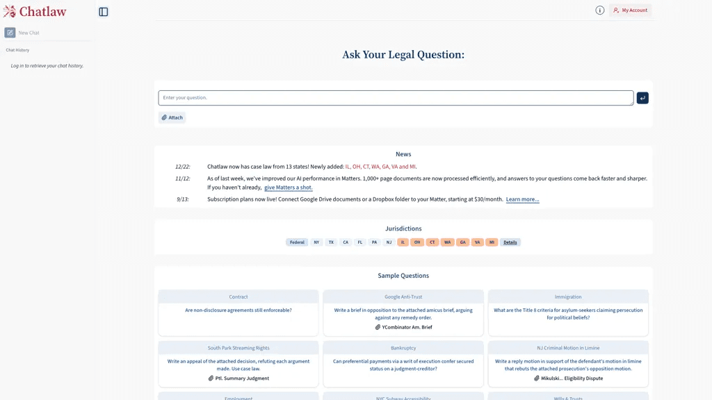 ChatLaw 工具截图