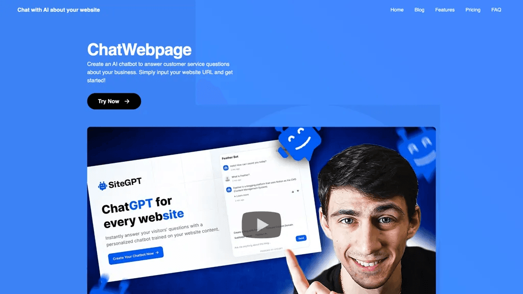 ChatWebpage 官网截图