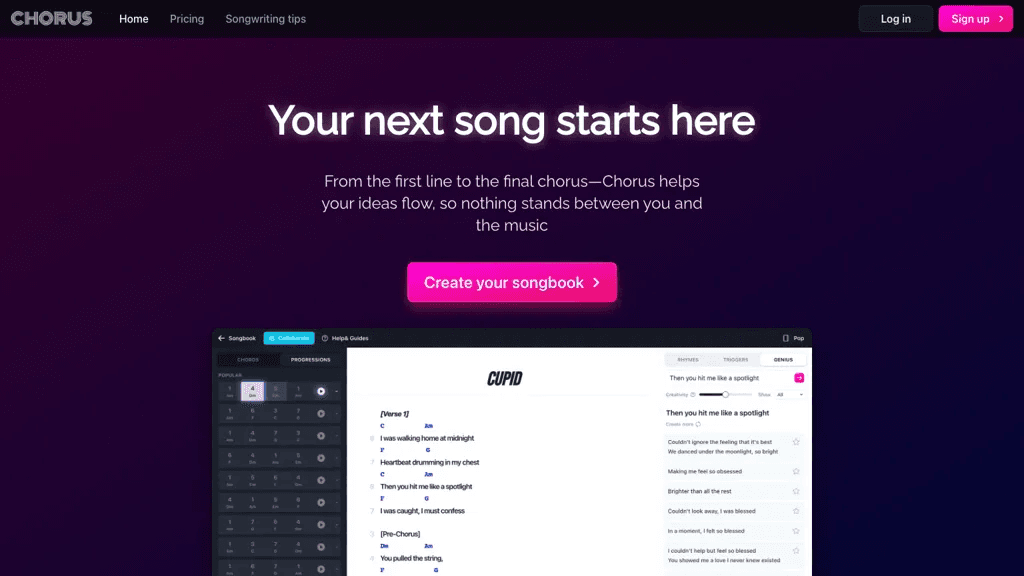 Chorus 工具截图
