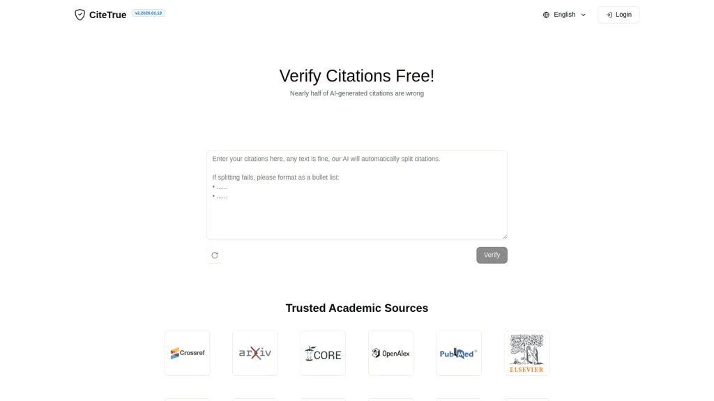 CiteTrue 工具截图