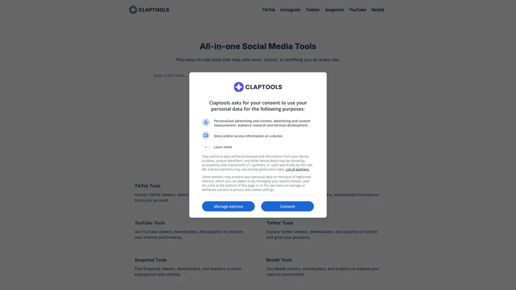 Claptools 工具截图