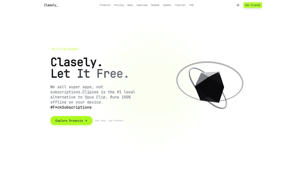 Clasely V1 工具截图